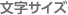文字の大きさ